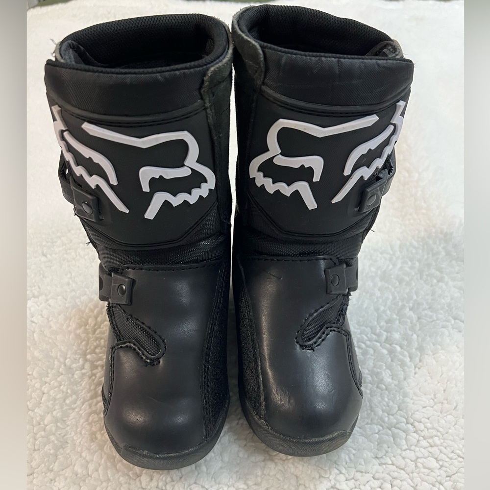 Fox Racing Boots - Kid’s Comp-K, (2022 Peewee Comp Boots) Size K13, Nearly New